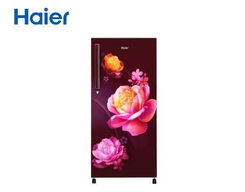 Haier 190 LTR 1 STAR DIRECT COOL REFRIGERATOR HRD-2101SRN-P RED NOISETTES