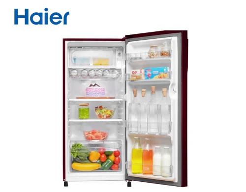 Haier 190 LTR 1 STAR DIRECT COOL REFRIGERATOR HRD-2101SRN-P RED NOISETTES
