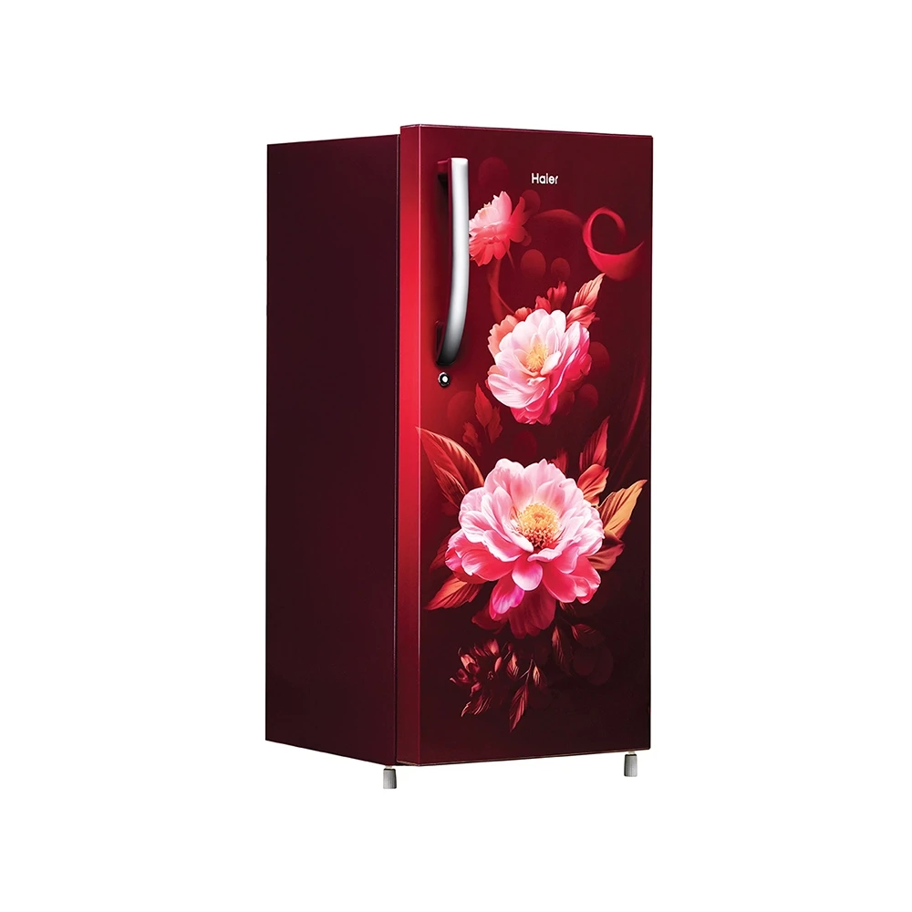 Haier 190 LTR 2 STAR DIRECT COOL REFRIGERATOR HRD-2102CRV-P RED VOILA FINISH