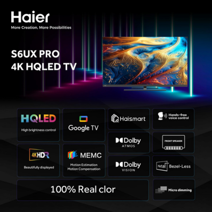HAIER 55 INCHES QLED SMART TV 55S9QT