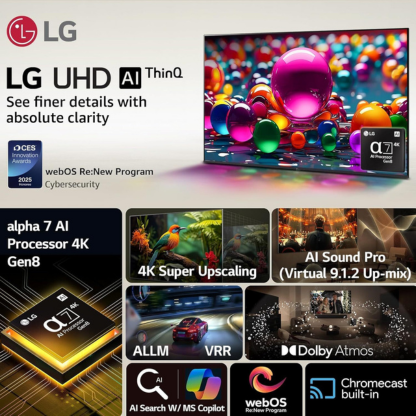 LG 55 INCHES 4K UHD SMART TV 55UA8250