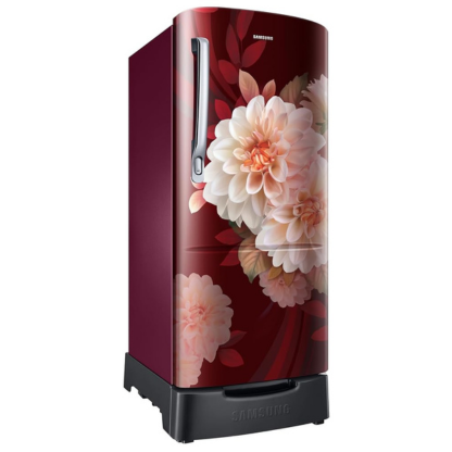 Samsung 183 LTR 5 STAR DIRECT COOL REFRIGERATOR RR20F2825BR/NL BEGONIA RED