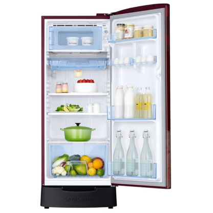 Samsung 183 LTR 5 STAR DIRECT COOL REFRIGERATOR RR20F2825BR/NL BEGONIA RED