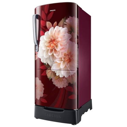 Samsung 183 LTR 5 STAR DIRECT COOL REFRIGERATOR RR20F2825BR/NL BEGONIA RED