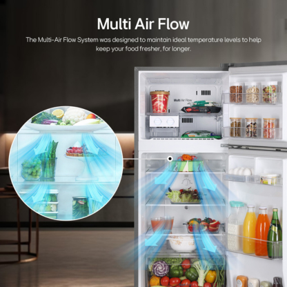 LG 242 LTR 2 STAR FROST FREE DOUBLE DOOR REFRIGERATOR N/A DAZZLE STEEL