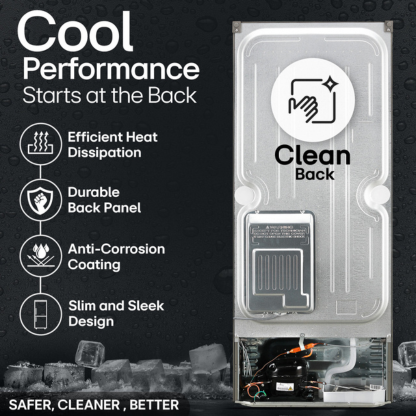 LG 242 LTR 2 STAR FROST FREE DOUBLE DOOR REFRIGERATOR N/A DAZZLE STEEL