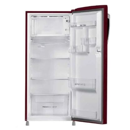 Haier 205 LTR 3 STAR DIRECT COOL REFRIGERATOR HRD-2263CRR-N RED ROSE FINISH