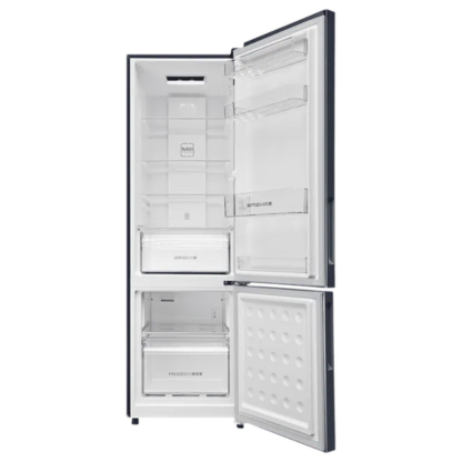 Haier 265 LTR 2 STAR FROST FREE DOUBLE DOOR REFRIGERATOR HRB-3152BGK-P GRAPHITE BLACK