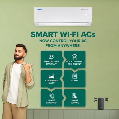 BLUESTAR 1.5 TON 5 STAR INVERTER SPLIT AC IC518SNUR