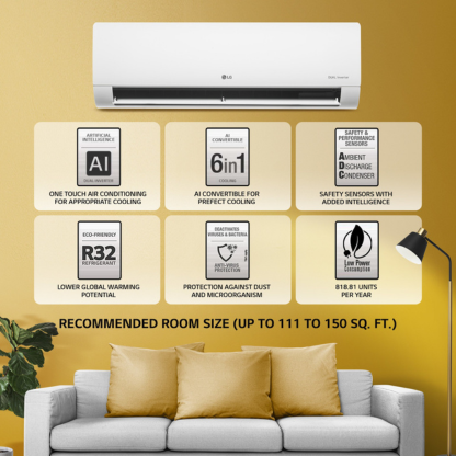 LG 1.5 TON 5 STAR INVERTER SPLIT AC US-Q19RWZE