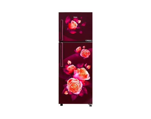 Haier 240 LTR 2 STAR FROST FREE DOUBLE DOOR REFRIGERATOR HRF-2902CRR-P MAROON